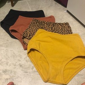 4 ARQ high waisted underwear Sz Small